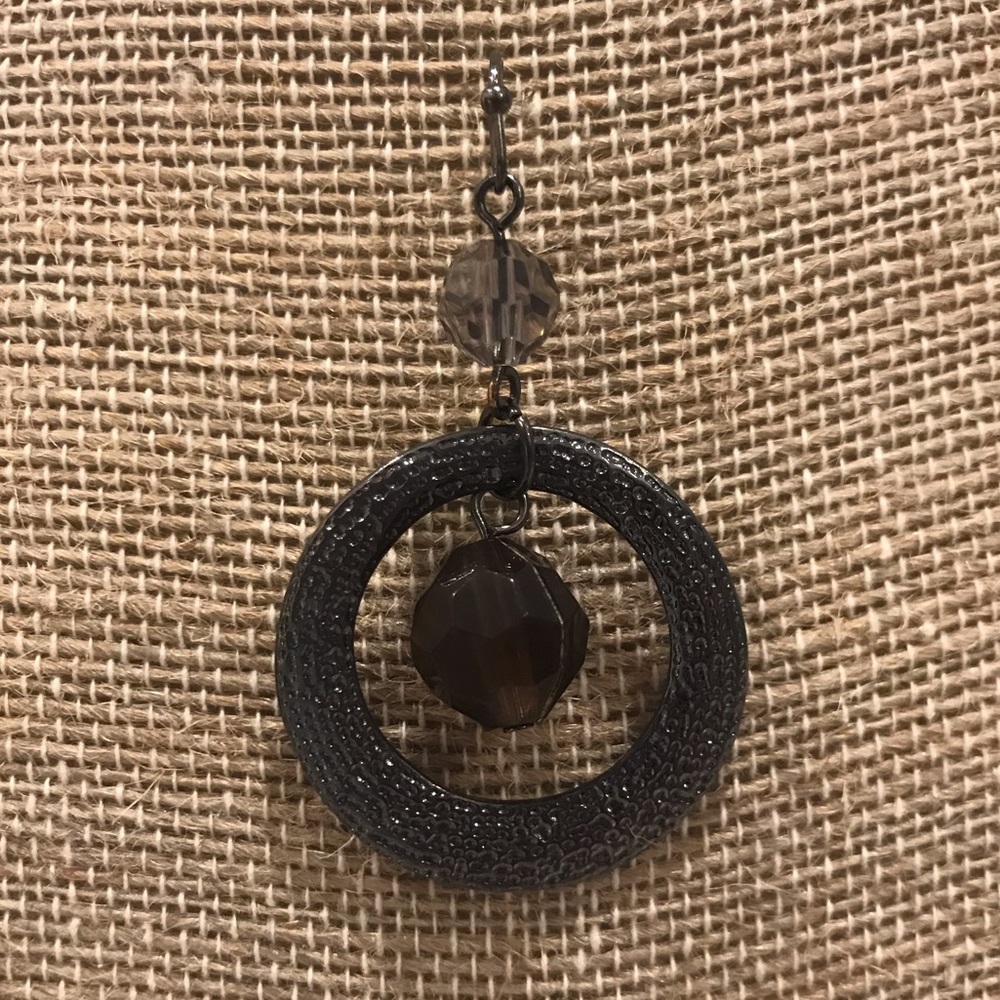 Premier Designs Hematite Plated Earrings - Picture 6 of 6